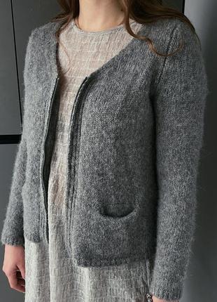 Maud&sacha шикарна кофтина жакет зіп альпака светр6 фото