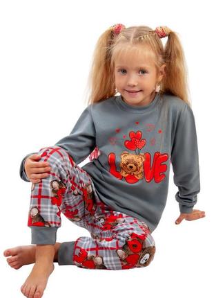 Пижама теплая начес❤️