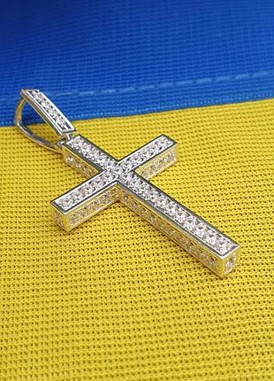 Хрестик повністю в камінцях