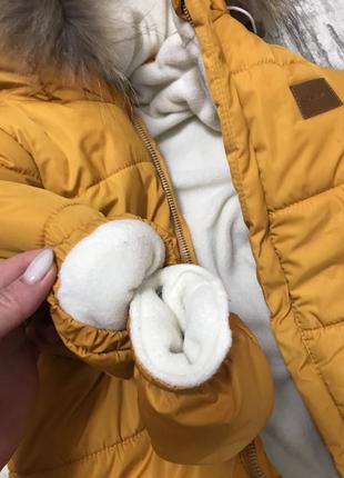 Комбинезон зимний детский с перчатками6 фото