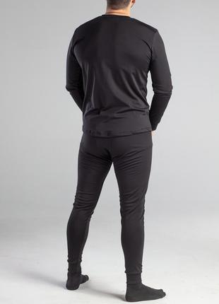 Термобелье i'm ukrainian н3056 флисовый начес украина комплект брюки и кофта мужской -20°с черный4 фото