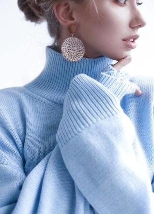Теплий шерстяний светер alexander wang2 фото