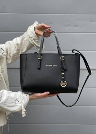 Жіноча сумка в стилі shopper black люкс якість