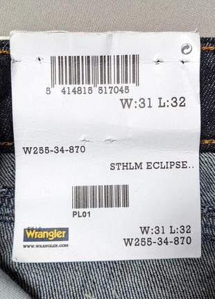 Оригинальные джинсы wrangler размер - w31/l32 новые с этикетками4 фото