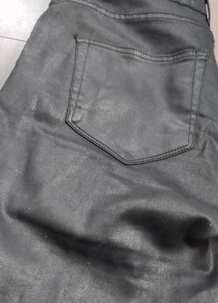 Кожаные брюки лосины леггинсы4 фото