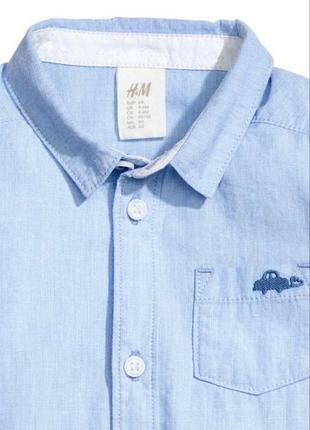 Бодик-рубашка h&m, 92 см