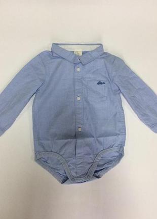 Бодик-рубашка h&m, 92 см