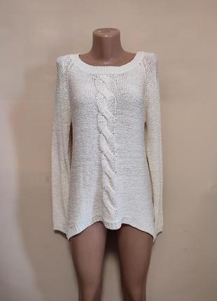 Кофта свитер молочный белый красивый