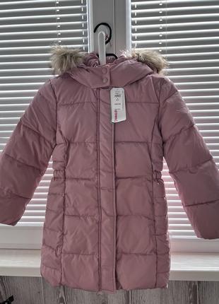 Зимове пальто gap на дівчинку 6-8 років