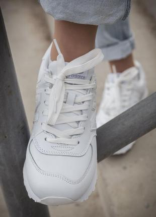 Кроссовки new balance 574 "white" кросівки2 фото