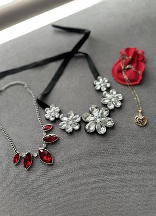 Набір кольє сережки цепочка