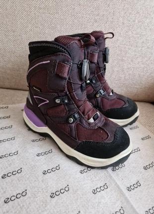 Зимние термо ботинки дутики снегоходы ecco snow mountain 710292/ разм.29 оригинал