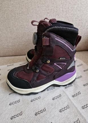 Зимние термо ботинки дутики снегоходы ecco snow mountain 710292/ разм.29 оригинал3 фото