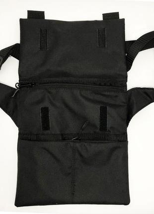 Сумка месенджер з кобурою. тактична сумка з тканини, сумка кобура через плече, сумка тактична наплічна7 фото