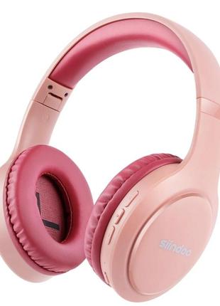 Наушники беспроводные siindoo jh-919 розовые