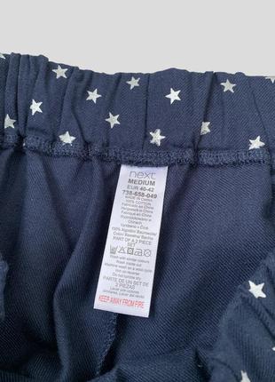Фланелевые хлопковые новые домашние пижамные брюки next 100 % хлопок пижама7 фото