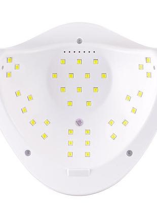 Уф лампа для гель-лака sun five led uv lamp 48 w для полимеризации, наращивания ногтей white (7033)4 фото