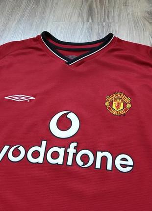 Чоловіча вінтажна футбольна джерсі umbro manchester united jersey4 фото