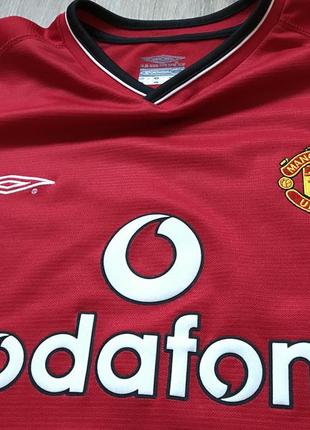 Чоловіча вінтажна футбольна джерсі umbro manchester united jersey5 фото