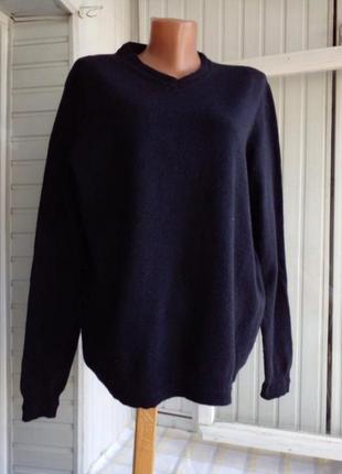 Шерстяной кашемир свитер джемпер большого размера батал2 фото