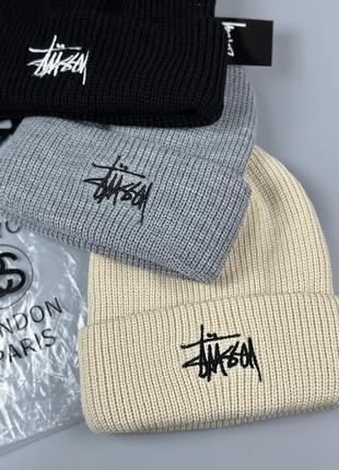 Шапка stussy/ шапки стуссі/ головний убір/зима/оригінал2 фото