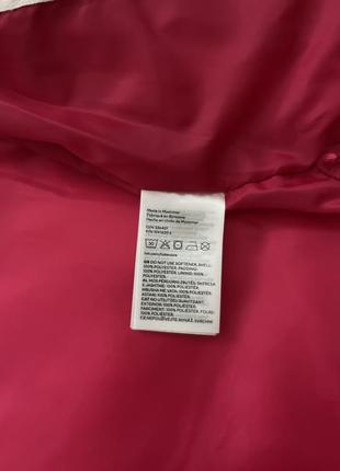 Куртка h&m на 3-4 роки малинового кольору 9
