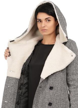 Теплая, стильная зимняя женская куртка, пуховик8 фото