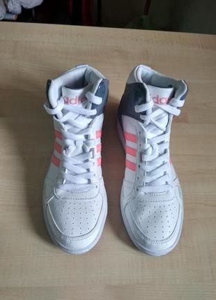 Кросівки adidas neo women hoops team mid shoes aw4855 оригінал!4 фото