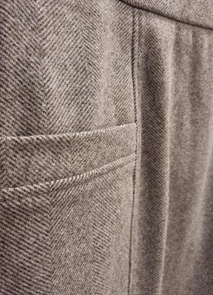 Элегантная юбка-карандаш с кашемира и подкладкой4 фото