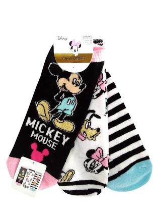 Стильные низкие носки комплектом, р. 37 - 42, disney primark