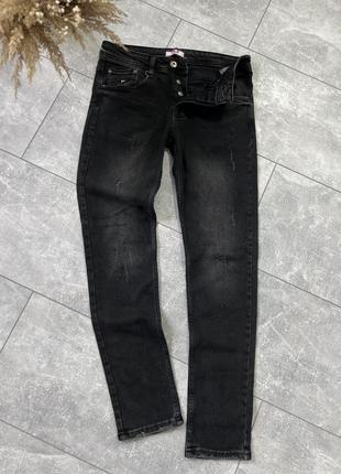 Чорни джинси fila1 фото