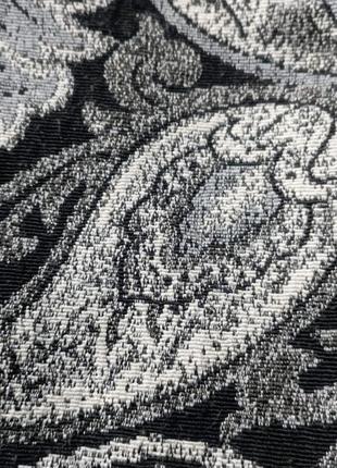 Спідниця чорно біла з мереживом та орнаментом турецькі огірки3 фото