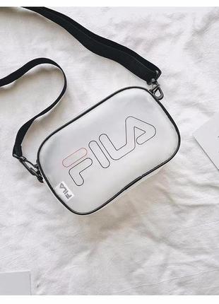 Спортивна напівпрозора сумка fila