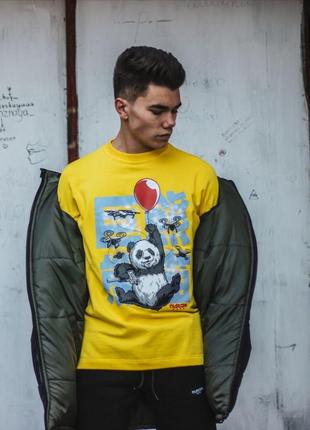 Світшот criminal panda yellow