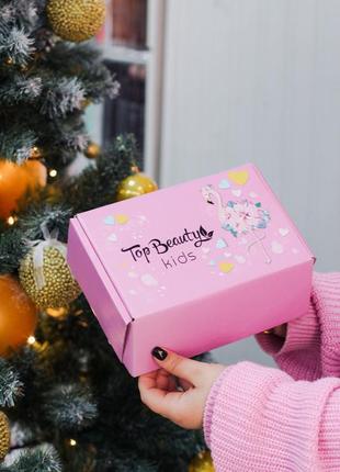 Подарочный бокс детской уходовой косметики top beauty 4в1