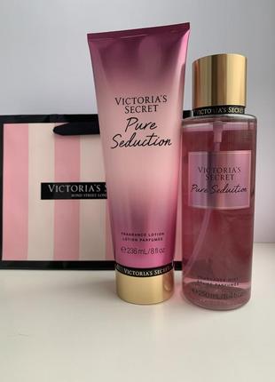 Мист, парфюмированный спрей для тела victoria secret оригинал мистик, mist pure seduction2 фото