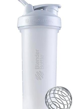 Шейкер спортивный blenderbottle classic loop pro 28oz/820ml white (500483)