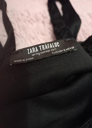 Zara гипюровое платье, сарафан, вечернее платье с глубоким декольте zara,ажурное платье.платье на новый год5 фото