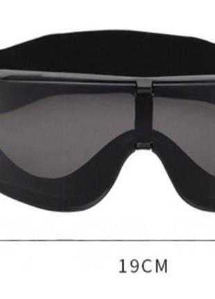 Балістичні окуляри чорні зі змінними лінзами uv400 + удароміцні4 фото