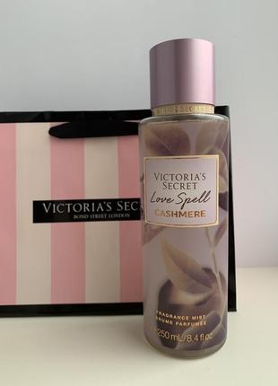 Міст, парфумований спрей для тіла victoria secret оригінал міст, mist love spell cashmere