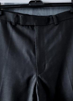 Класичні штани злегка завужені донизу, 48-50, вовна, гіпоалергенний поліестер, marks&amp;spencer3 фото