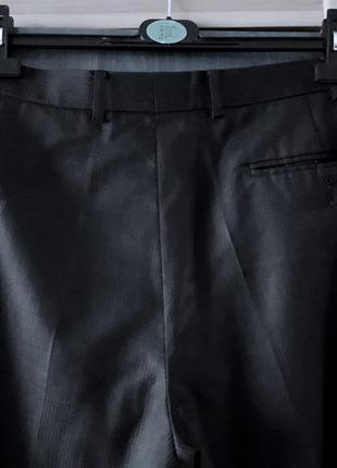 Класичні штани злегка завужені донизу, 48-50, вовна, гіпоалергенний поліестер, marks&amp;spencer4 фото