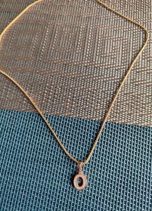 Буква о кулончик