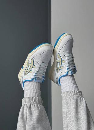 Кроссовки asics ex89 white blue10 фото