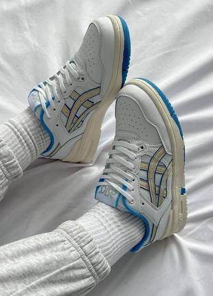 Кроссовки asics ex89 white blue5 фото