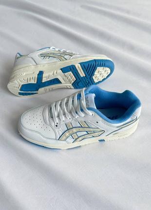 Кроссовки asics ex89 white blue4 фото