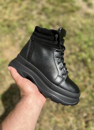 Зимові черевики monster prada2 black 36-39рр