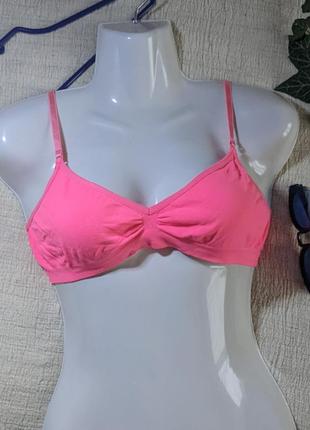 Топ розовый pink / р-р  l-xl  / укр 48 +