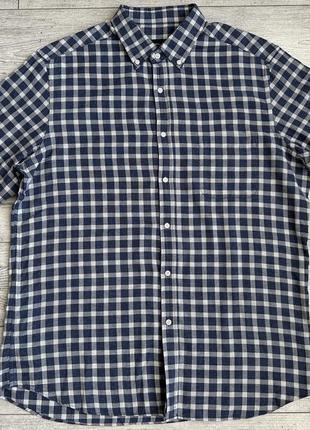 Сорочка\рубашка massimo dutti light flannel checked shirt