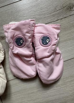 Теплі зручні рукавиці для малюка